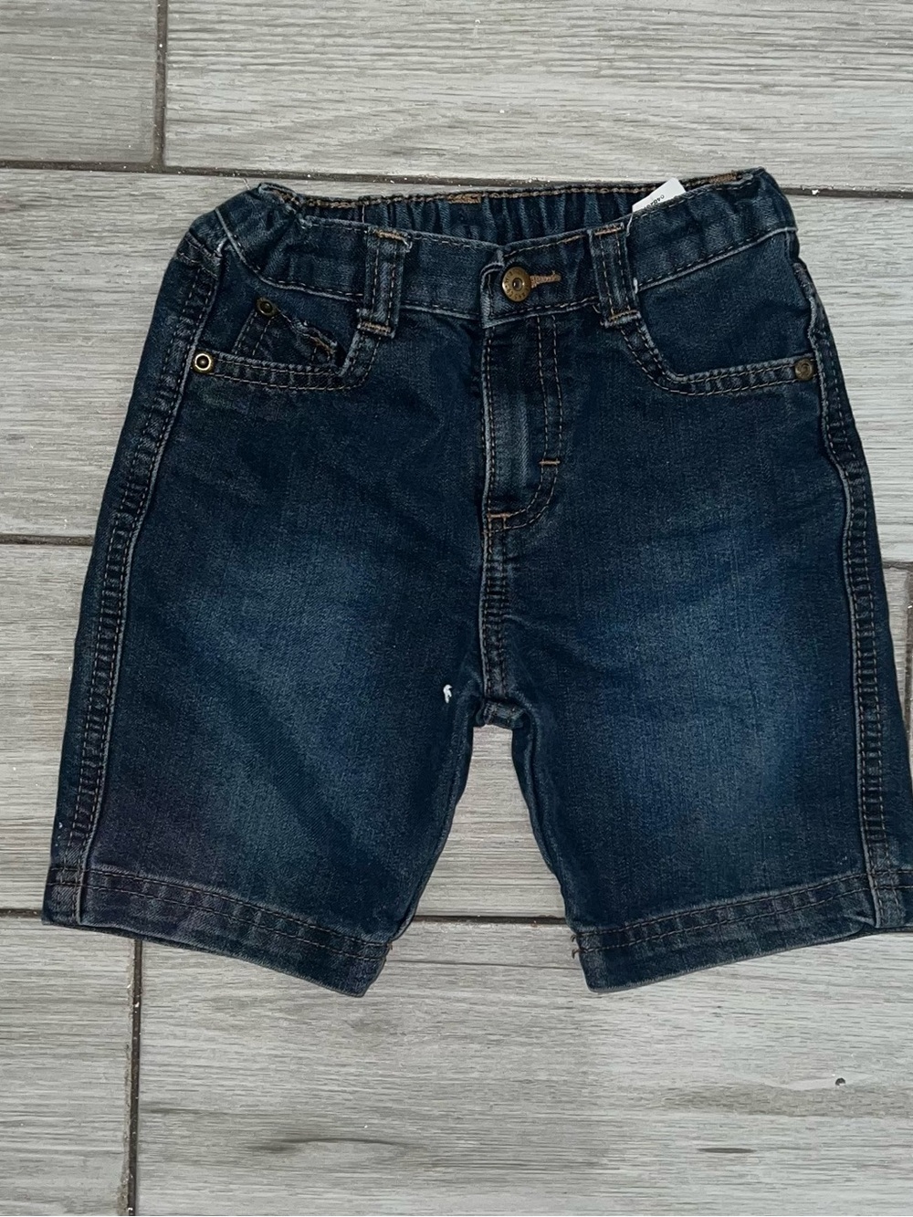 Wrangler Dark Blue Denim Kids Shorts